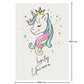 Large Kids Unicorn Design Carpet - Multicolor (290x200 cm) - Style - gallery 2