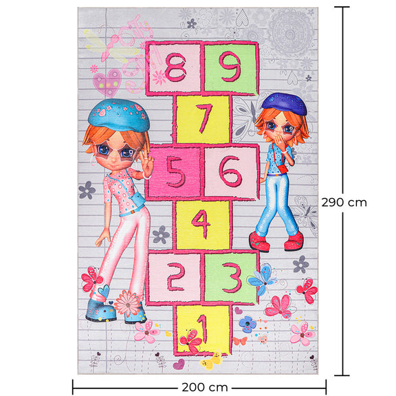 Kids Carpet - (290x200 cm) - Hopscotch - gallery 8