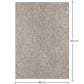 Large Contemporary and Modern Design Rug - Beige (160x230 cm) - Ina - gallery 4