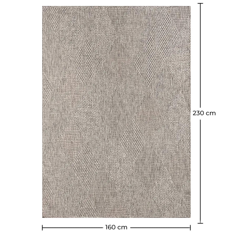 Large Contemporary and Modern Design Rug - Beige (160x230 cm) - Ina - gallery 4