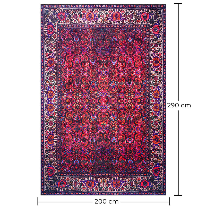 Vintage Oriental Carpet - (290x200 cm) - Viridian - gallery 1