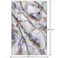 Large Rug with Modern Design Marble Effect – (290x200 cm) – Arezzo - gallery 9