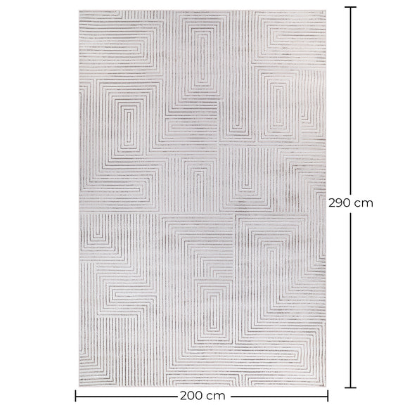 Rug Large Contemporary Modern Design - Beige (290x200 cm) - Marcellum - gallery 8