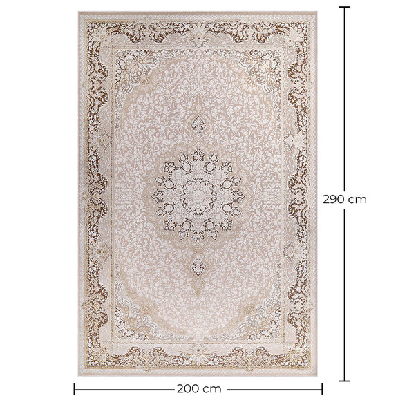 Vintage Oriental Carpet - (290x200 cm) - Lattice - gallery 10