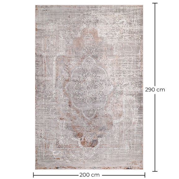 Vintage Oriental Carpet - (290x200 cm) - Tourmaline - gallery 1