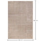 Rug Large Contemporary Modern Design - Beige (160x230 cm) - Rococo - gallery 9