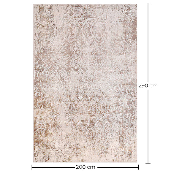 Vintage Oriental Carpet - (200x290 cm) - Alizarin - gallery 1