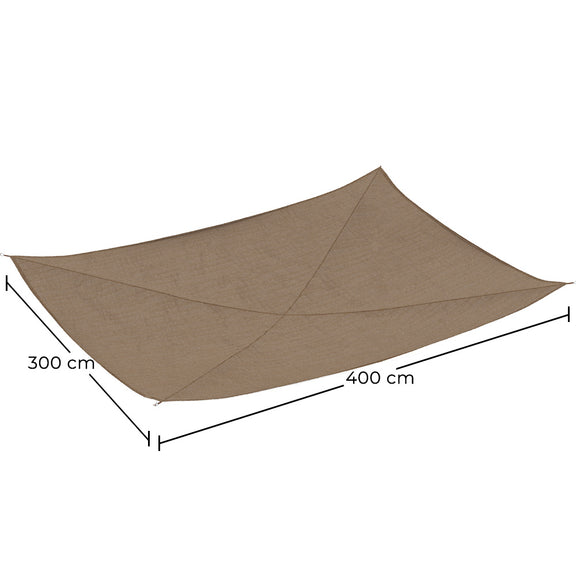 Coconut fiber awning 3x4M - 100 % Natural shade sail - gallery 7