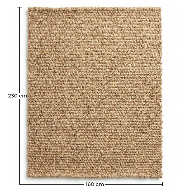 Rug Natural Coir Fiber 230x160 cm – Indoor & Outdoor Use – Mahou - gallery 5