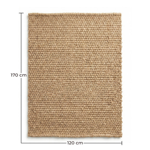 Rug Natural Coir Fiber 170x120 cm – Indoor & Outdoor Use – Mahou - gallery 5