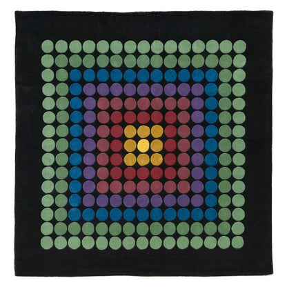 Square Wool Rug – Geometric Design – 250 x 250 cm – Yoler