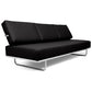 Sofa Bed Upholstered in Faux Leather - 3 Seats - Kart