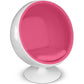 Fauteuil design boule - Tissu rembourré - Batton