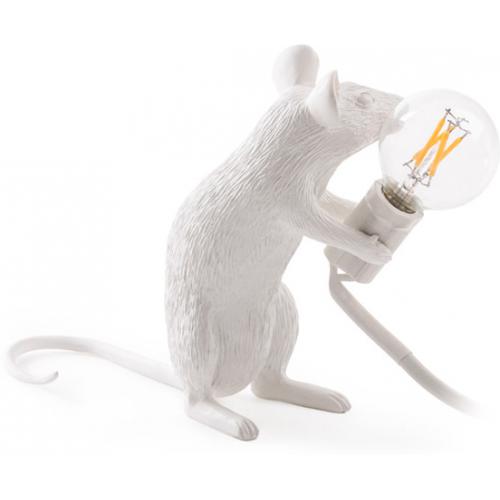 Lampe de table - Lampe enfant souris rat - Resina