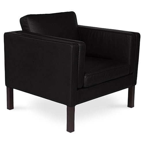 Fauteuil avec accoudoir - Revêtu de similicuir - Betzalel