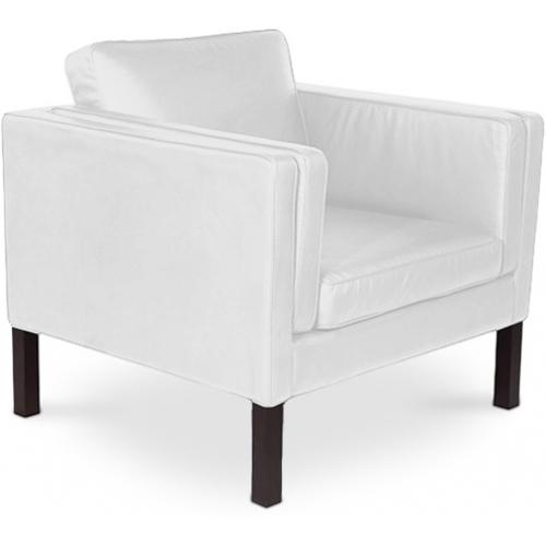 Fauteuil avec accoudoir - Revêtu de cuir - Betzalel