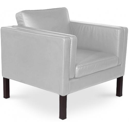 Fauteuil avec accoudoir - Revêtu de cuir - Betzalel