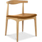 Dining chair - Scandinavian style - Wood and leather - Voga