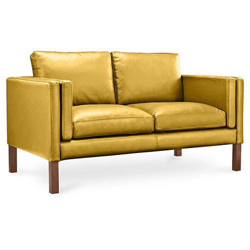 Canapé Revêtu de Similicuir - 2 Places - Mordecai