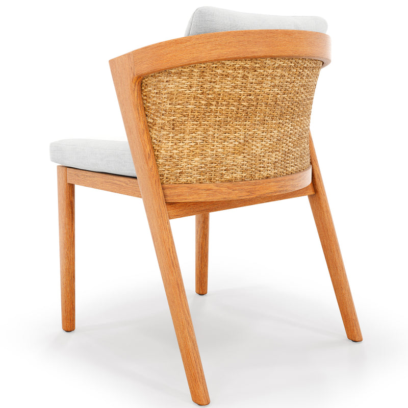 Outdoor Teak Dining Chair with Cushions - Esther