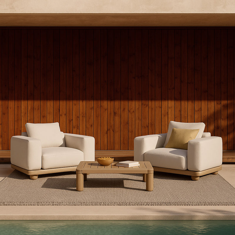 Large Contemporary and Modern Design Rug - Beige (190x290 cm) - Harbor - gallery 1