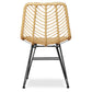 Synthetic wicker dining chair - Mia - gallery 11