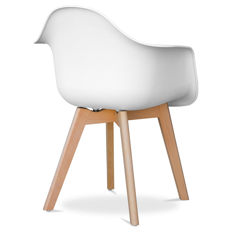 Dining Chair with Armrests - Scandinavian Style - Dominic - gallery 6