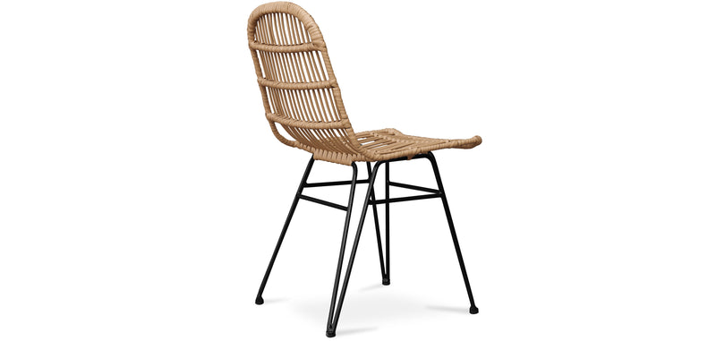 Rattan Dining Chair - Boho Style - Many - gallery 9