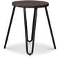 Sgabello Hairpin - 43cm - Legno scuro e metallo
