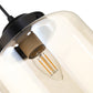 Lampe de plafond en cristal - Lampe suspendue au design vintage - Mikelo
