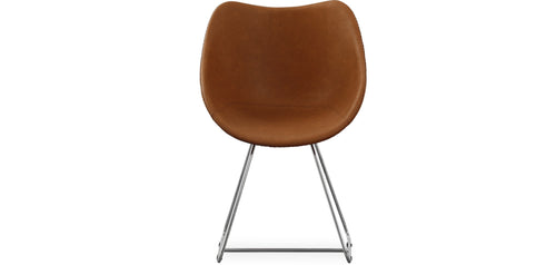 Chaise de salle à manger avec accoudoirs - Simili cuir - PU - Stylix - Noir - Clun