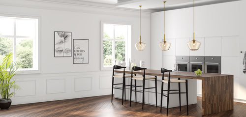 Adjustable Glass Pendant Lamp