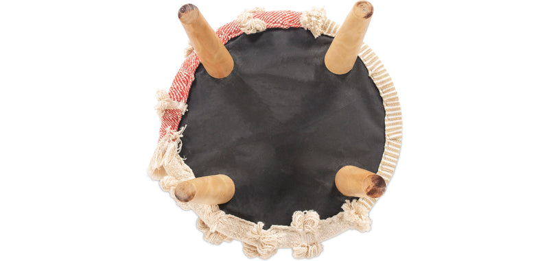 Tabouret Pouf Rond - Style Boho Bali - Batty