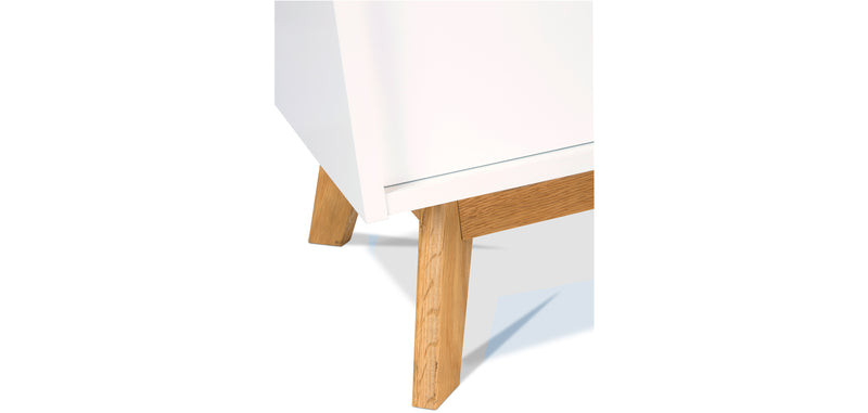 Scandinavian style Compact wooden sideboard