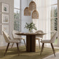 Dining Chair - Upholstered in Bouclé Fabric - Scandinavian - Evelyne