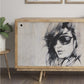 Buffet en Bois - Stile Vintage - Dessin Femme - Lucil