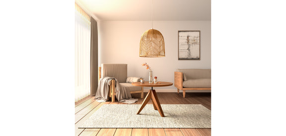 Rattan Ceiling Lamp - Boho Bali Design Pendant Lamp - Bu - gallery 7