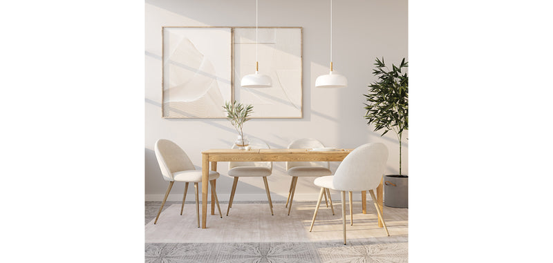 Plafondlamp van zwart metaal en hout