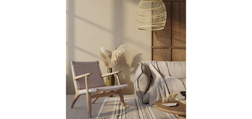 Wood and Rope Armchair - Boho Bali Handcrafted Design - Birma