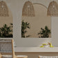 Lampe de plafond en rotin - Lampe suspendue stile Boho Bali - Linei