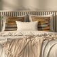 Square Boho Bali Cushion, Raffia, cover + filling - Charlotte