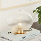 Lampe de table - Lampe de salon designer - Boule de cristal - Bale