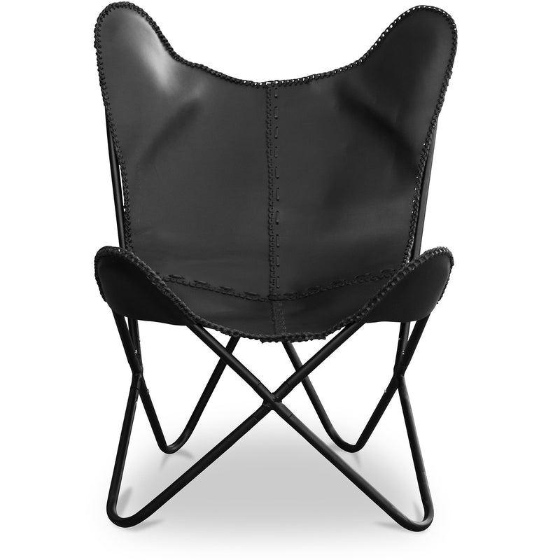 Chaise en Cuir - Design Papillon - Wun