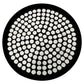 Round Rug Wool – Geometric Design – 104 cm – Yoler