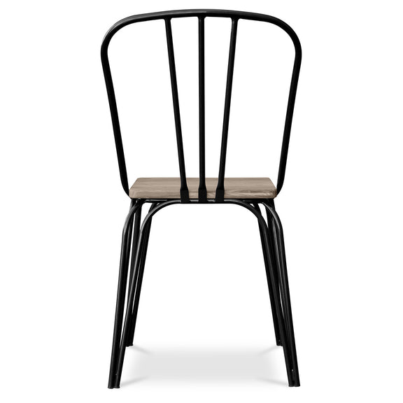 Dining Chair - Industrial Design - Wood and Metal - Lillor - gallery 6