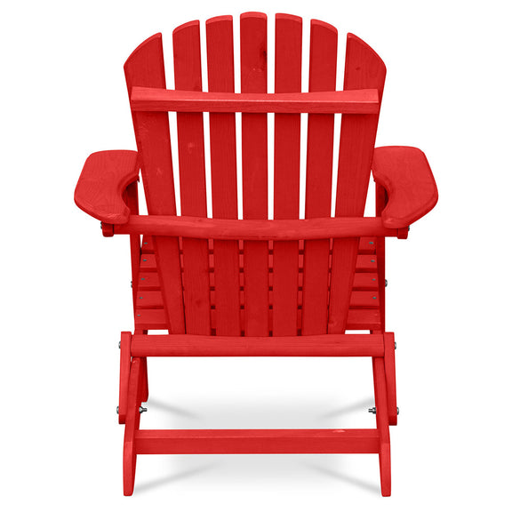 Wooden Outdoor Chair with Armrests - Adirondack Garden Chair - Adirondack - gallery 11