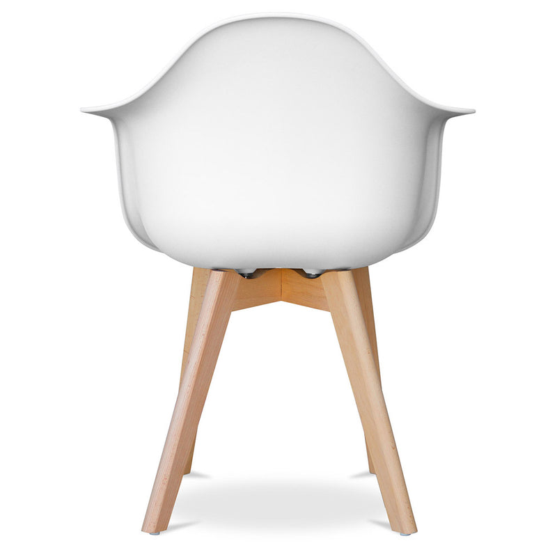 Dining Chair with Armrests - Scandinavian Style - Dominic - gallery 7
