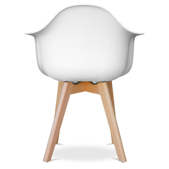 Dining Chair with Armrests - Scandinavian Style - Dominic - gallery 7