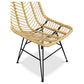 Synthetic wicker dining chair - Mia - gallery 12