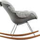 Gewatteerde Schommelstoel - Scandinavisch Design - Ruma